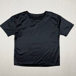 Zara Silk Black Shirt